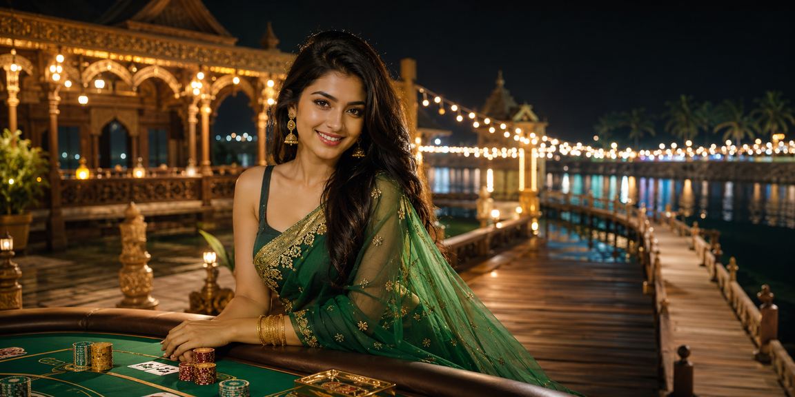 A user in a saree at Cox's Bazar enjoying Baccarat and Sports Betting on 24 tbajee